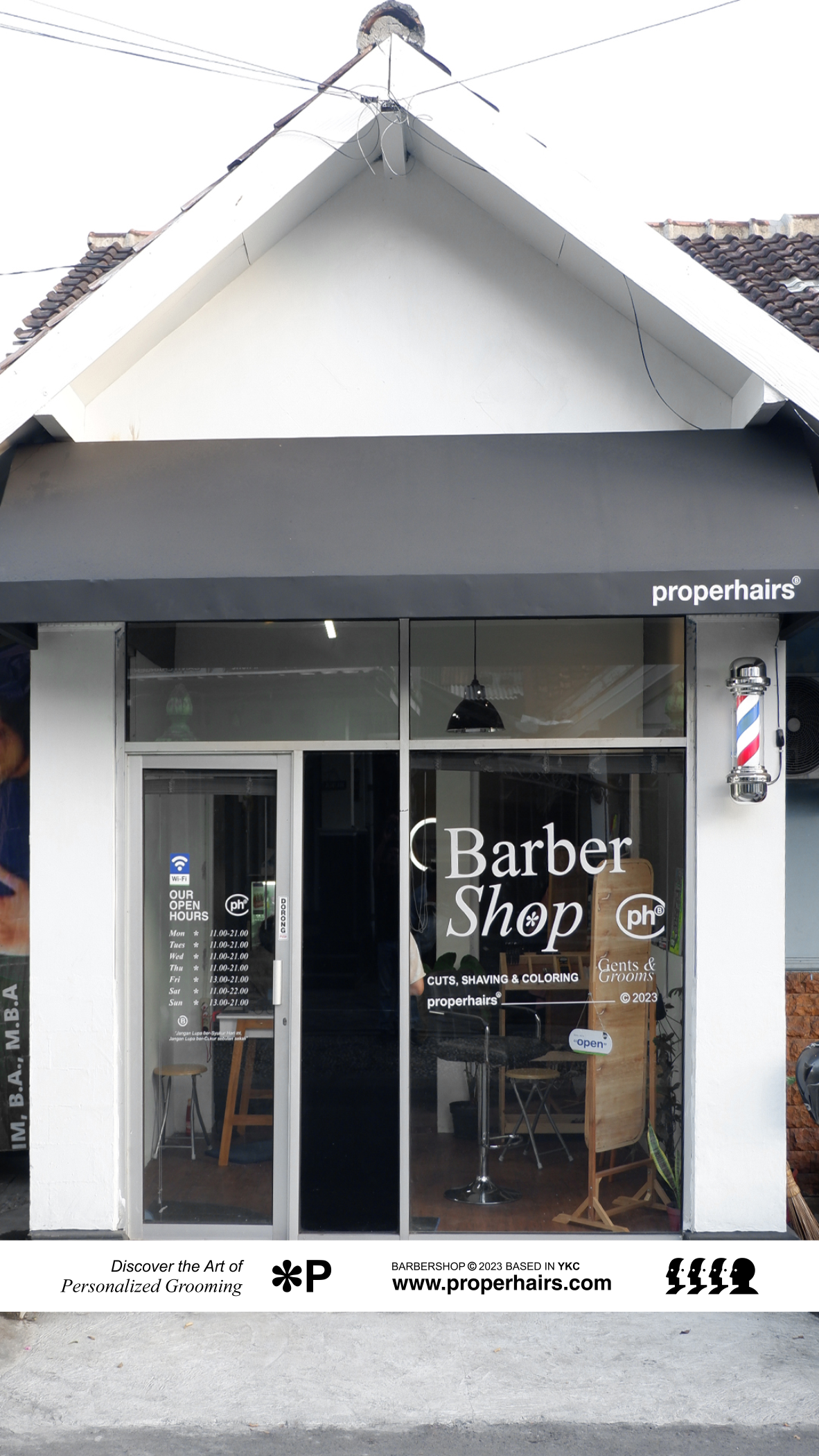 properhairs barber Jogja